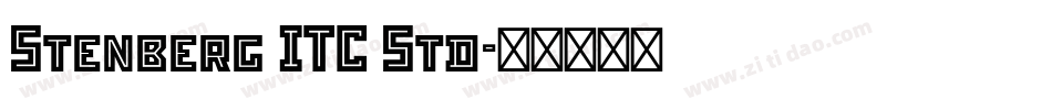 Stenberg ITC Std字体转换